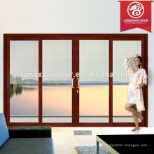 Fábrica Custom Aluminium Frame Sliding Screen Door, Bacony Glass Portas deslizantes